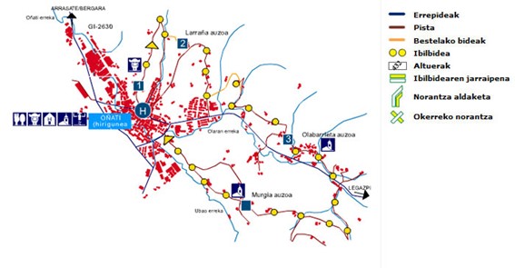 Oñati Ekialdea, Aloñako Ibilbidea SL-GI 10 Oñati Ekialdea, Aloñako Ibilbidea SL-GI 10
